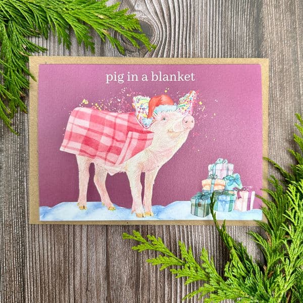 PIG IN A BLANKET LANDSCAPE ECO CARD