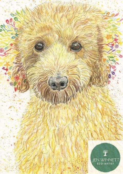POPPY THE COCKERPOO - SIGNED PRINT