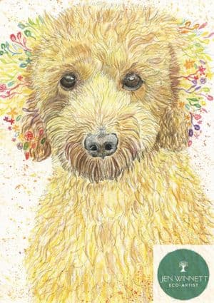 POPPY THE COCKERPOO - SIGNED PRINT