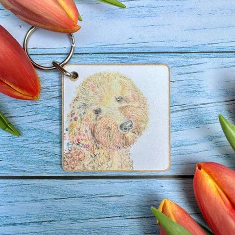 RED THE DOG ECO KEYRING