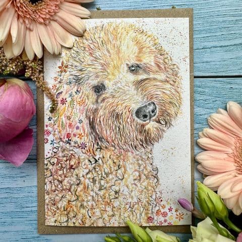 RED THE GOLDENDOODLE ECO-CARD