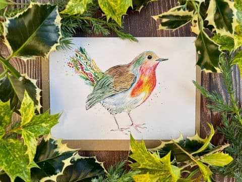 ROBBIE THE ROBIN ECO-CARD