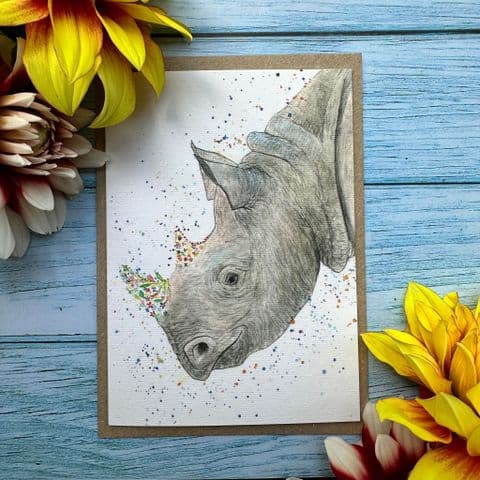 ROGER THE RHINO ECO-CARD
