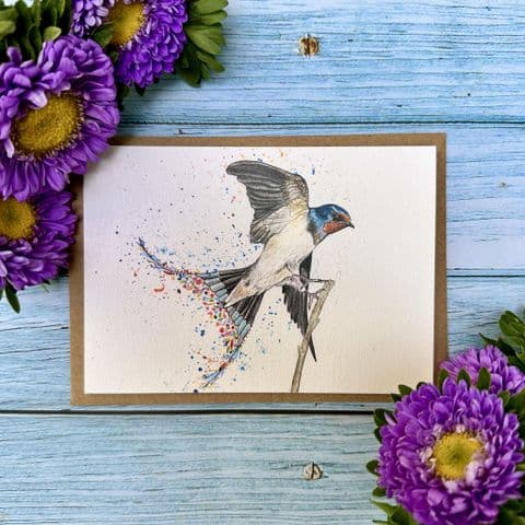 SAORISE THE SWALLOW ECO-CARD