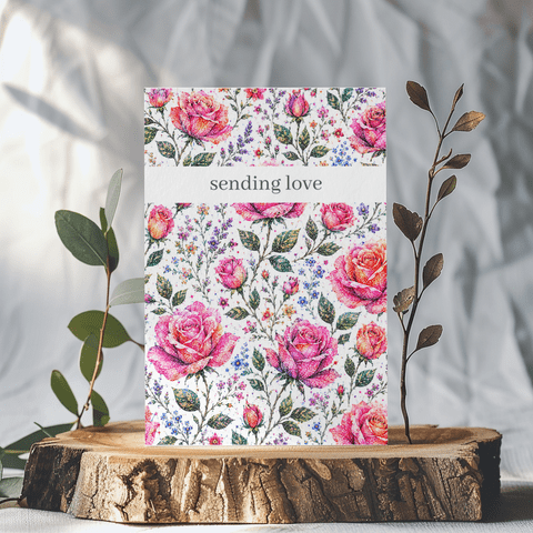 SENDING LOVE FLORAL ECO-CARD