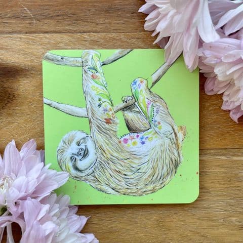 SOPHIE THE SLOTH LUXURY CORK COASTER