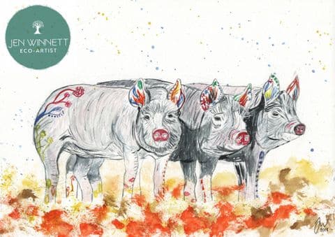 STUCK IN THE MUD - SIGNED PRINT