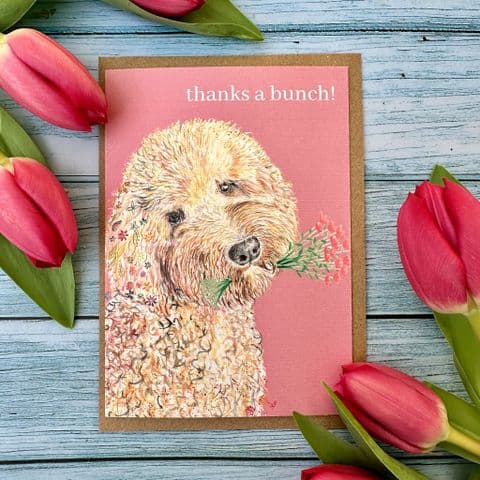 THANKS A BUNCH DOG ECO-CARD