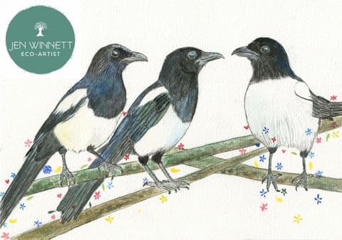 THREE FOR A GIRL - SIGNED PRINT