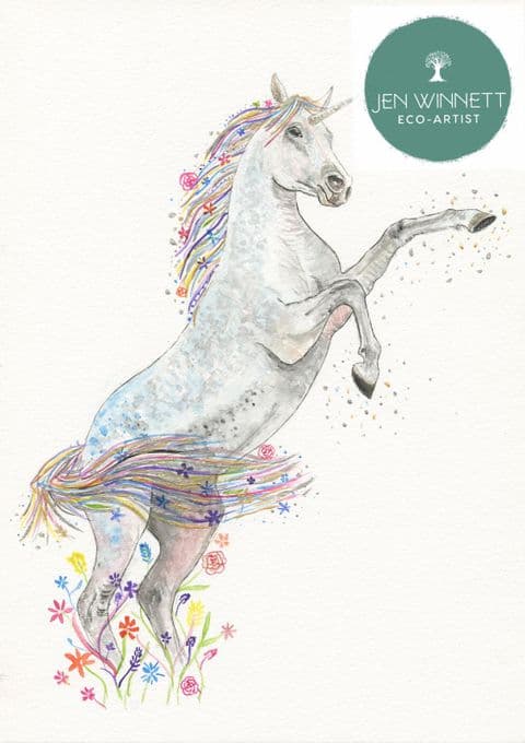UNICORN SIGNED PRINT