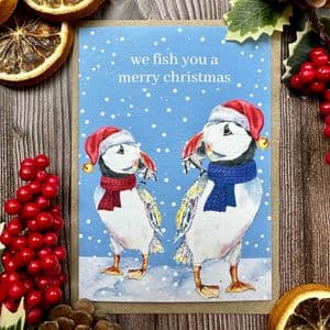 WE FISH YOU A MERRY CHRISTMAS ECO CARD