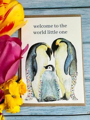 WELCOME TO THE WORLD LITTLE ONE ECO-CARD