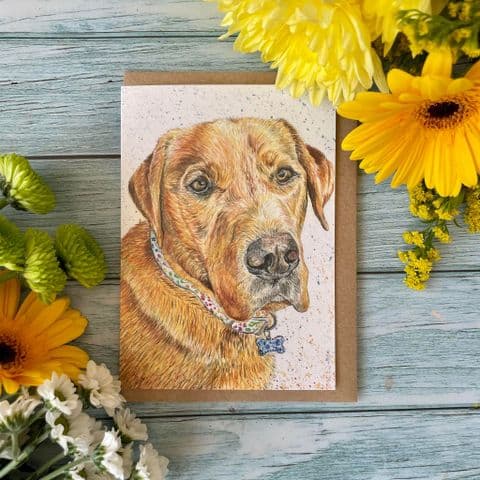 WELLIE THE LABRADOR ECO-CARD