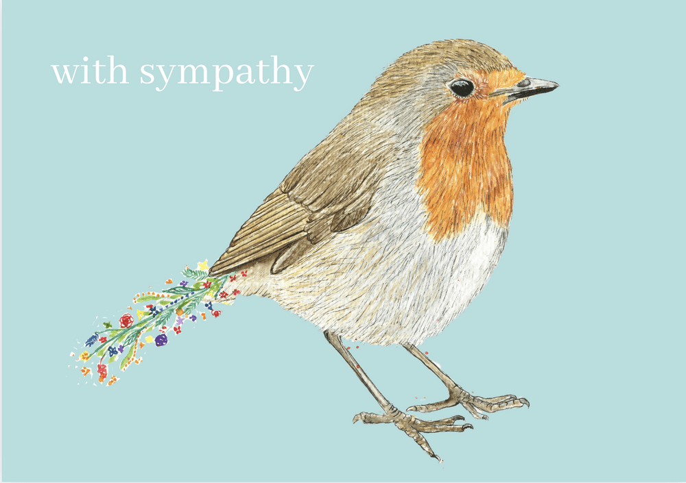 WITH SYMPATHY ROBIN ECO-CARD