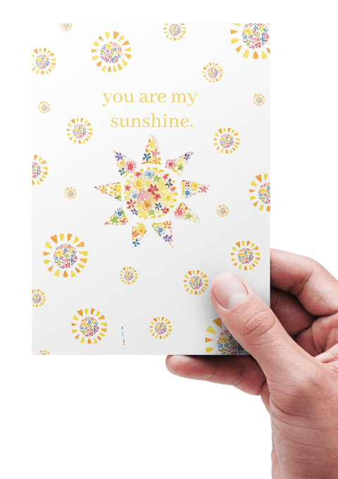 YOU ARE MY SUNSHINE ECO-CARD