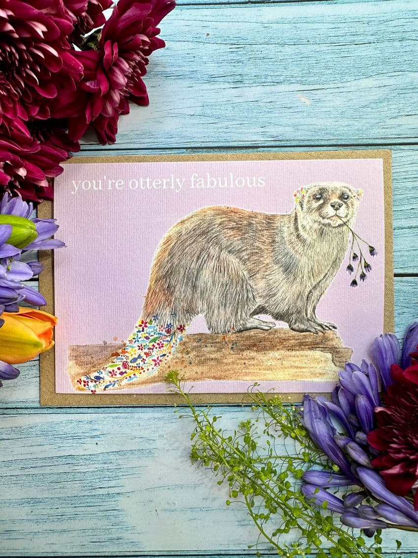 YOU'RE OTTERLY FABULOUS ECO-CARD