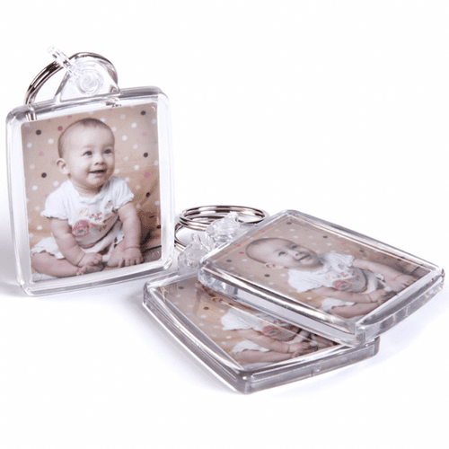 Double Sided Photo Keyring