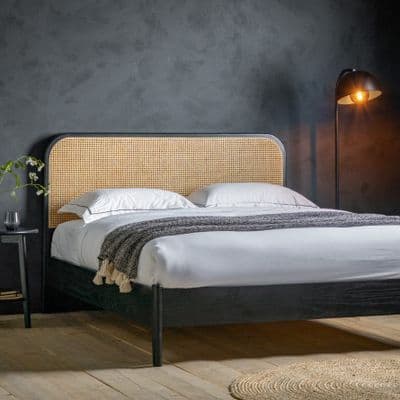 Antoine Contemporary Rattan French Bed