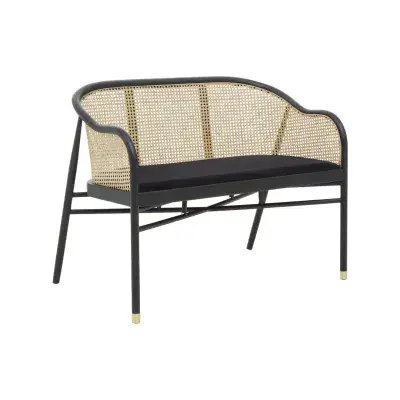 Antoine Rattan Back Sofa