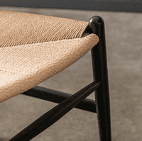 Black Wishbone Back Chair (PACK OF 2) - Prestige French Furniture