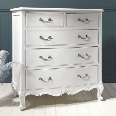 Chateau French Painted 5 Drawer Chest