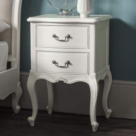Chateau French Painted Bedside Table - Prestige French Furniture