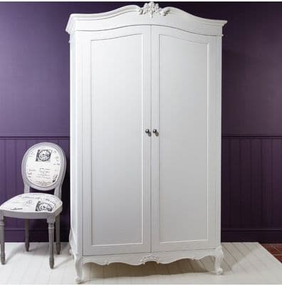 Chateau French Style Painted Double Wardrobe