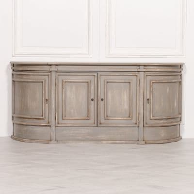 Distressed Mahogany French Style Sideboard