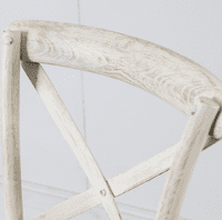 Café Chair With Linen Seat (PACK OF 2) - Prestige French Furniture