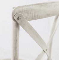 Café Chair With Linen Seat (PACK OF 2) - Prestige French Furniture