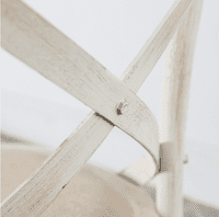 Café Chair With Linen Seat (PACK OF 2) - Prestige French Furniture