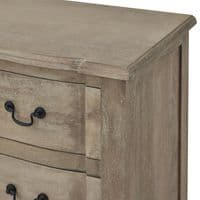 Dominique French Weathered 3 Drawer Chest - Prestige French Furniture