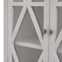 Farmhouse Panelled Tall Display Cabinet - Prestige French Furniture