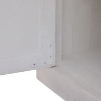 Farmhouse Panelled Tall Display Cabinet - Prestige French Furniture