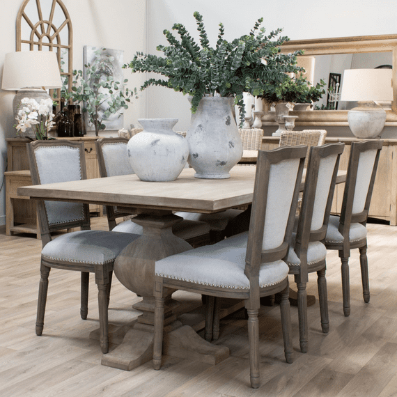 French Grey Dining Chair - Prestige French Furniture