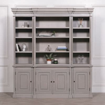 Large Distressed Contemporary Style Bookcase