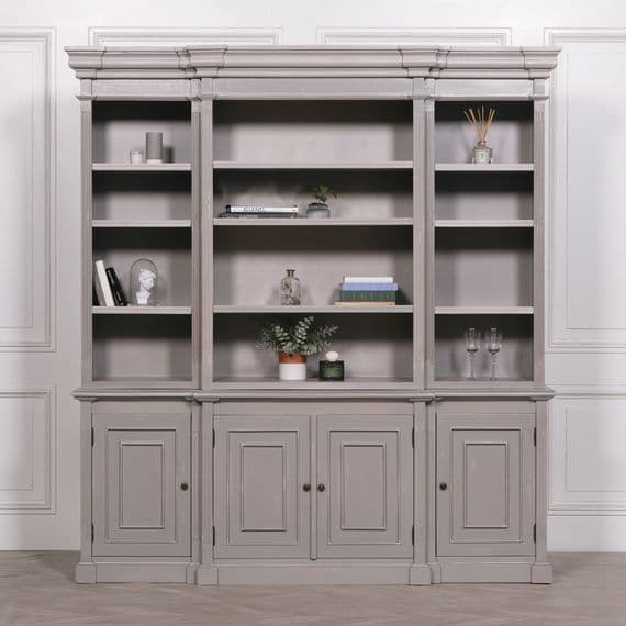 Large Distressed Contemporary Style Bookcase