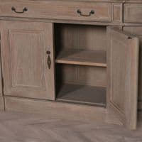 Large Wooden Double Bookcase With Ladder - Prestige French Furniture