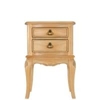 Limoges French Natural Bedside Table - Prestige French Furniture