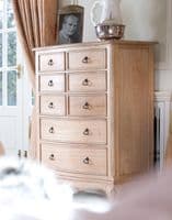 Limoges French Style 8 Drawer Tall Chest - Prestige French Furniture