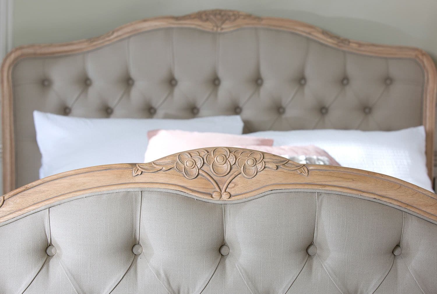 Limoges French Style Upholstered Bed Prestige French Furniture
