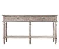 Lovell Contemporary French Style 2 Drawer Console Table - Prestige French Furniture