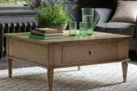 Lovell Square 2 Drawer Coffee Table - Prestige French Furniture