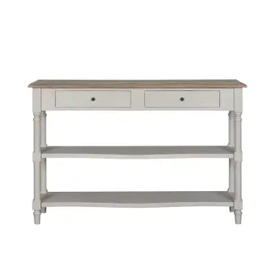 Lyon Contemporary Light Grey French Console Table