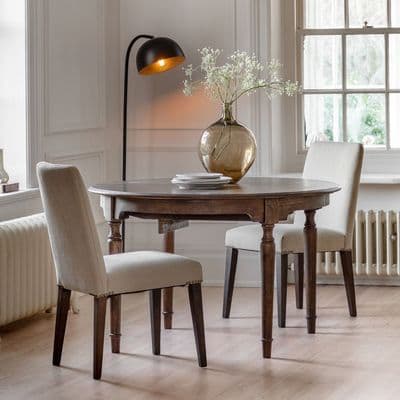 Marseille Contemporary Extending Round Dining Table