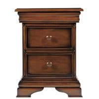 Normandie French Sleigh Bedside Table - Prestige French Furniture
