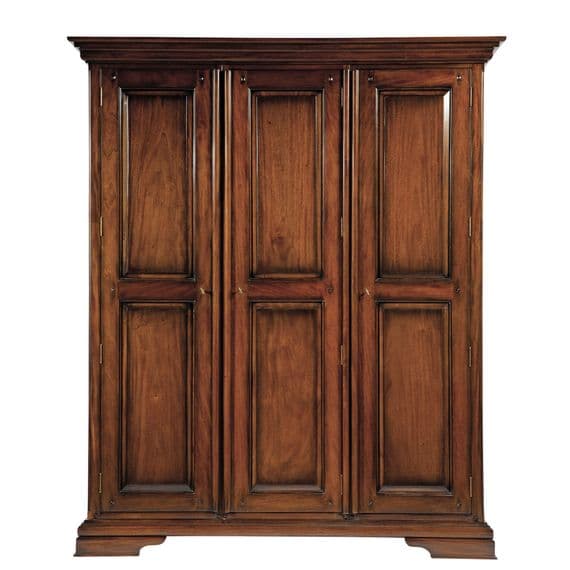 Normandie French Sleigh Triple Wardrobe - Prestige French Furniture