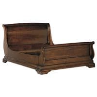 Normandie Sleigh French Bed - Prestige French Furniture