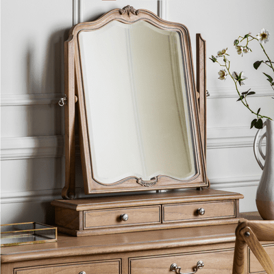 Provence Weathered French Dressing Mirror
