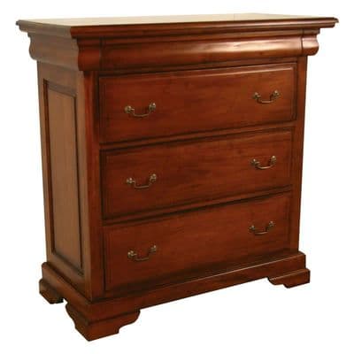 Repro Sleigh French 4 Drawer Bedroom Chest